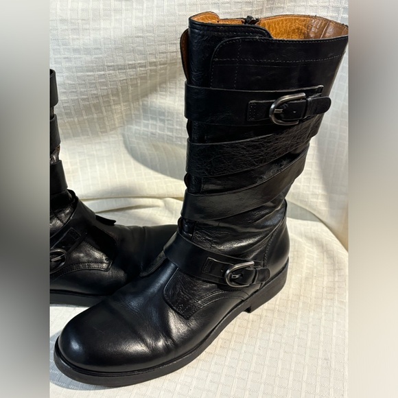 Alberto Fermani Mira combat boots made in Italy size 38 with box - Picture 14 of 16